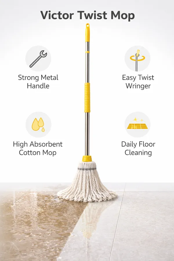 Cotton_White_Twist_Floor_Mop_With_Metal_Handle