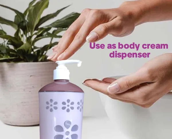 Plastic_Decorative_Floral_Lavender_Soap_Dispenser