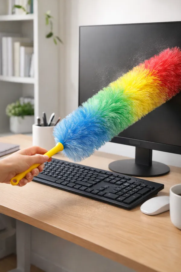 Feather_Multicolour_Fluffy_Duster_With_Handle
