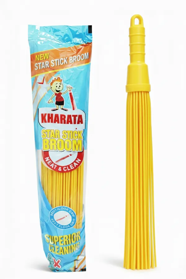 Plastic_Everyday_Solid_Yellow_Long_Handle_Cleaning_Brush