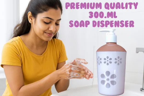 Plastic_Decorative_Floral_Lavender_Soap_Dispenser