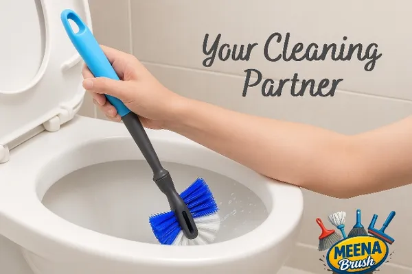 Plastic_Blue_Black_Long_Handle_Kitchen_Dish_Cleaning_Brush
