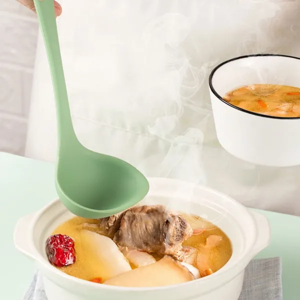 Silicone_Solid_Green_Soup_Ladle