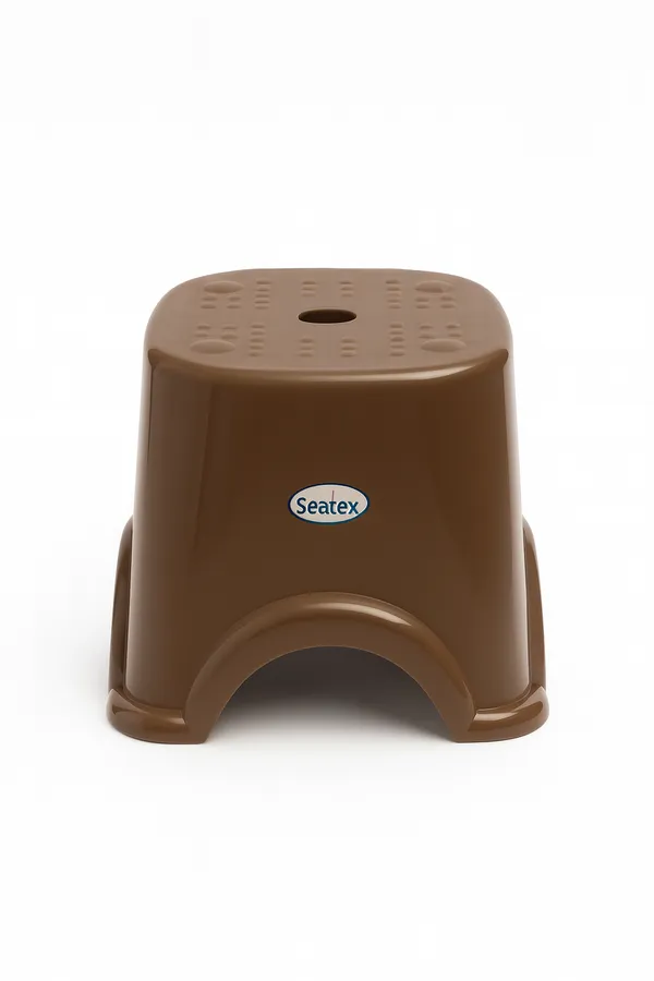 Plastic_Moulded_Brown_Square_Utility_Stool