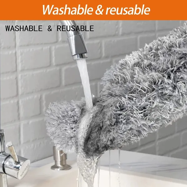 Feather_Grey_Fluffy_Long_Handle_Dusting_Duster_Set_Of_2