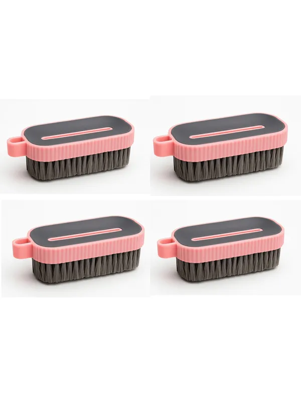 Plastic_Everyday_Solid_Pink_Handheld_Cleaning_Brush_Pack_Of_2