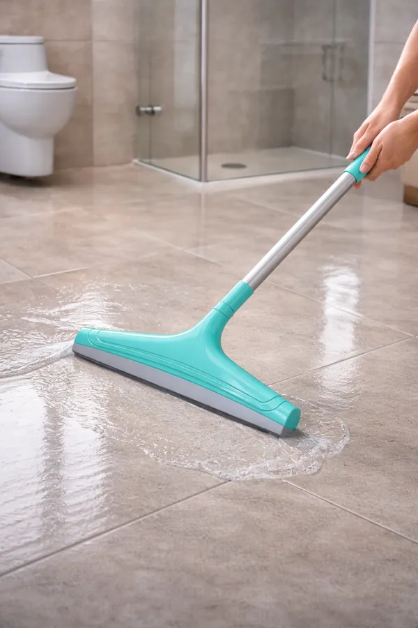 Plastic_Everyday_Solid_Turquoise_Long_Handle_Floor_Squeegee