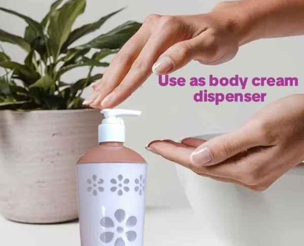 Plastic_Decorative_Floral_Lavender_Soap_Dispenser