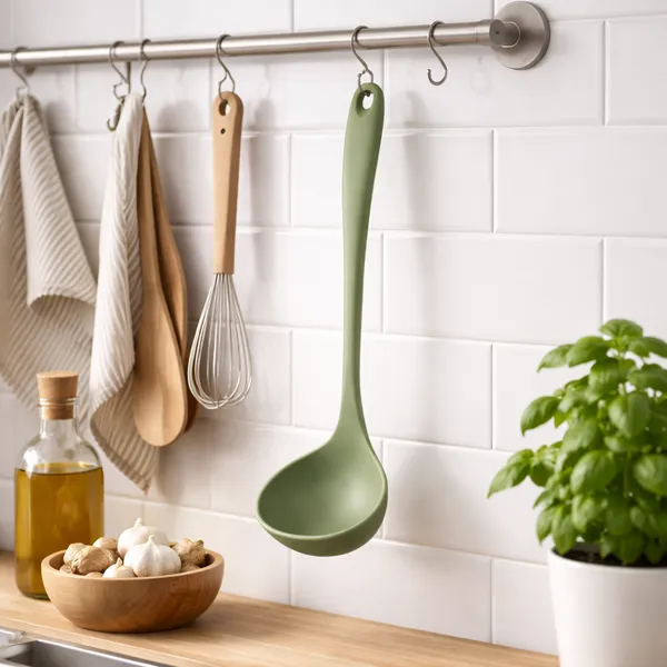 Silicone_Solid_Green_Soup_Ladle