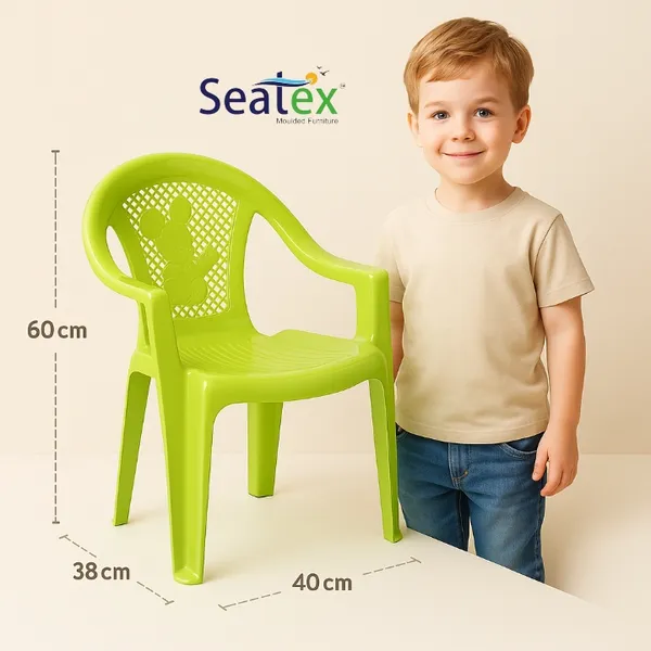 Green_Plastic_Kids_Chair