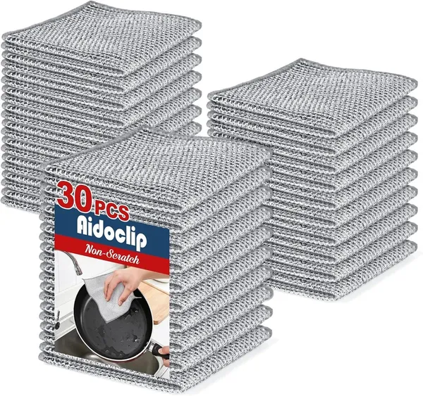 Steel_Wire_Silver_Non-Scratch_Dish_Cloth_Set_Pack_Of_6