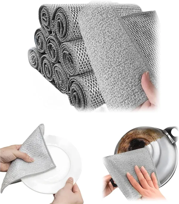Steel_Wire_Silver_Non-Scratch_Dish_Cloth_Set_Pack_Of_6