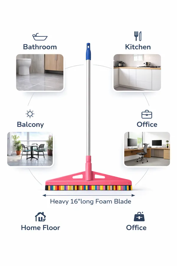 Plastic_Pink_Long_Metal_Handle_Floor_Wiper