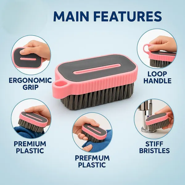 Plastic_Everyday_Solid_Pink_Handheld_Cleaning_Brush_Pack_Of_2