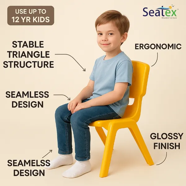 Plastic_Yellow_Embossed_Kids_Chair