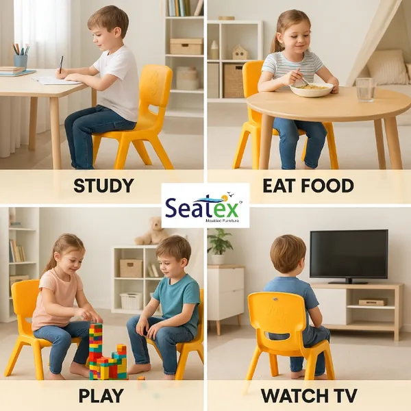 Plastic_Yellow_Embossed_Kids_Chair