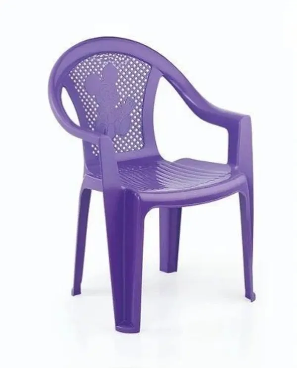 Purple_Plastic_Kids_Chair