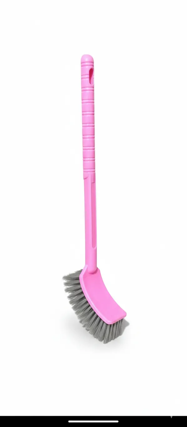 Plastic_Pink_Long_Handle_Cleaning_Brush