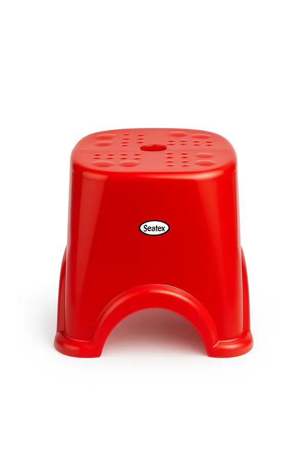 Plastic_Red_Solid_Colour_Utility_Stool