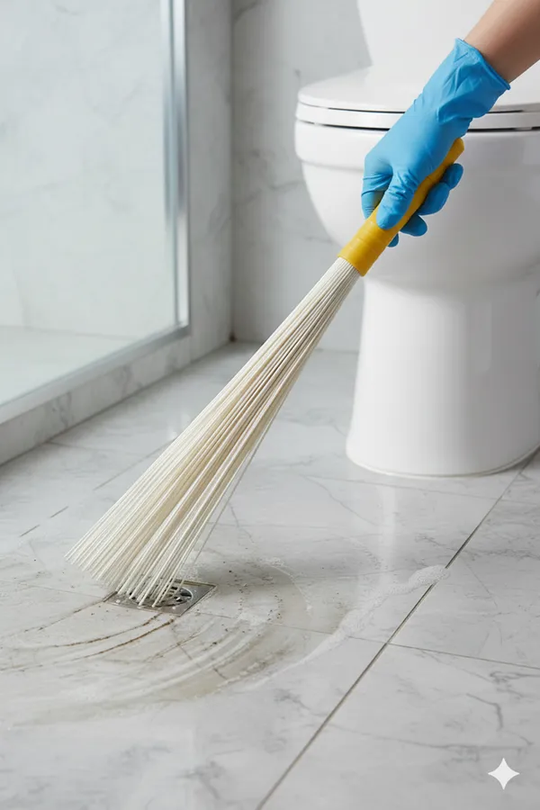 Fiber_White_Bristle_Handheld_Cleaning_Brush_Yellow_Handle