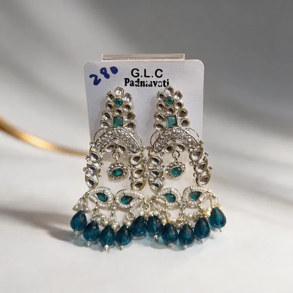 Silver_Teal_Alloy_Kundan_Ad_Stone_Crystal_Drop_Chandelier_Earrings_For_Women