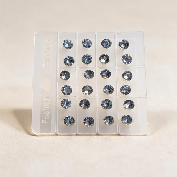 Silver_Black_Zircon_Crystal_Silver_Plated_Stud_Earrings_For_Women_Pack_Of_2