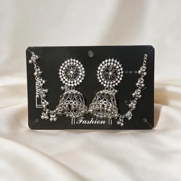 Silver_Oxidized_Alloy_Ad_Pearl_Jhumka_Necklace_Set_For_Women