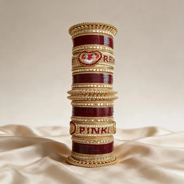 Maroon_Gold_Seep_Kundan_Pearl_Bridal_Chooda_Set_For_Women
