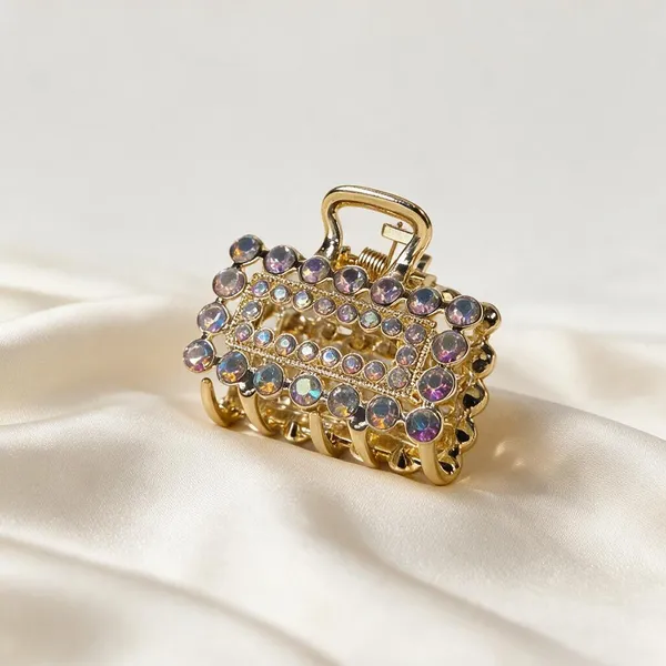 Gold_Clear_Rhinestone_Metal_Alloy_Handbag_Charm_For_Women_Pack_Of_2