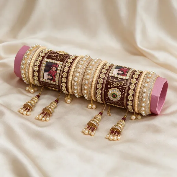 Maroon_Gold_Seep_Kundan_Pearl_Latkan_Bridal_Chooda_Set_For_Women
