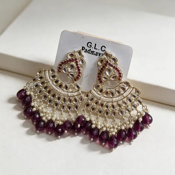 Gold_Maroon_Kundan_Pearl_Chandbali_Earrings_For_Women_Pack_Of_2
