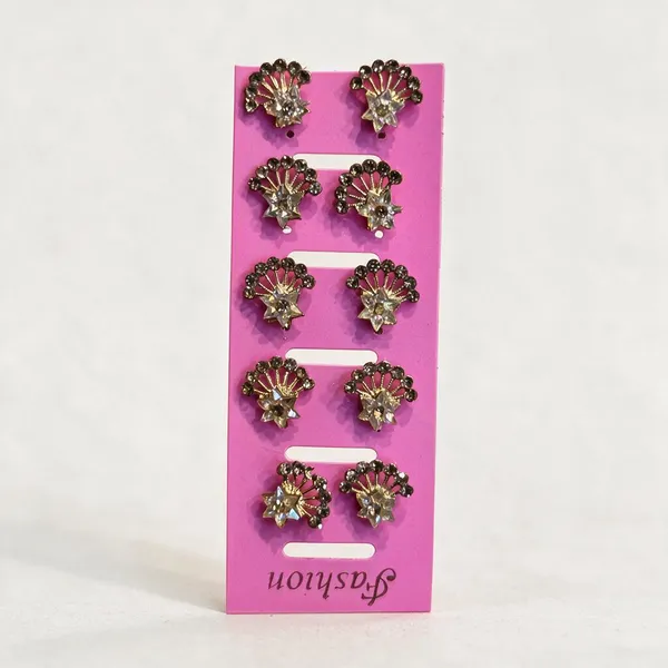 Silver_Pink_Enamel_Floral_Stud_Earrings_Set_For_Women_Pack_Of_2