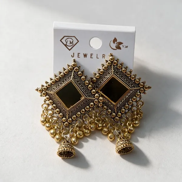 Antique_Gold_Black_Mirror_Stone_Oxidized_Square_Jhumka_Earrings_For_Women_Pack_Of_2