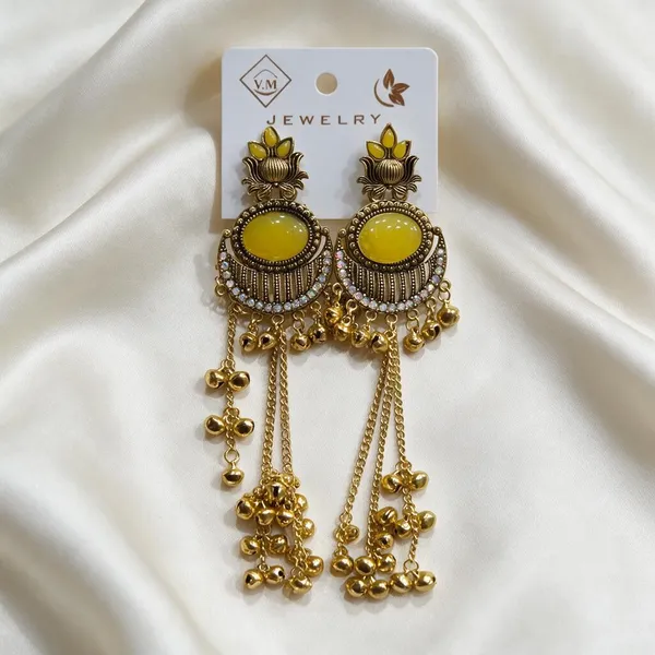 Antique_Gold_Mustard_Monalisa_Stone_Ghungroo_Long_Jhumka_For_Women_Pack_Of_2