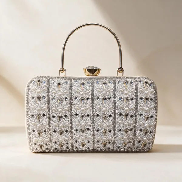Silver_White_Velvet_Rhinestone_Pearl_Bridal_Clutch_For_Women