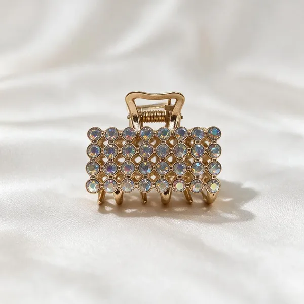 Antique_Gold_Black_Rhinestone_Crystal_Alloy_Hair_Clip_For_Women_Pack_Of_4