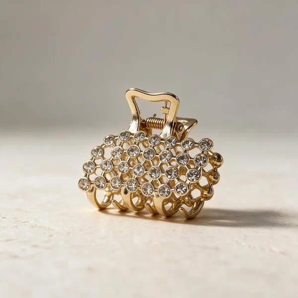 Gold_White_Rhinestone_Gold_Plated_Alloy_Hair_Clip_For_Women_Pack_Of_3