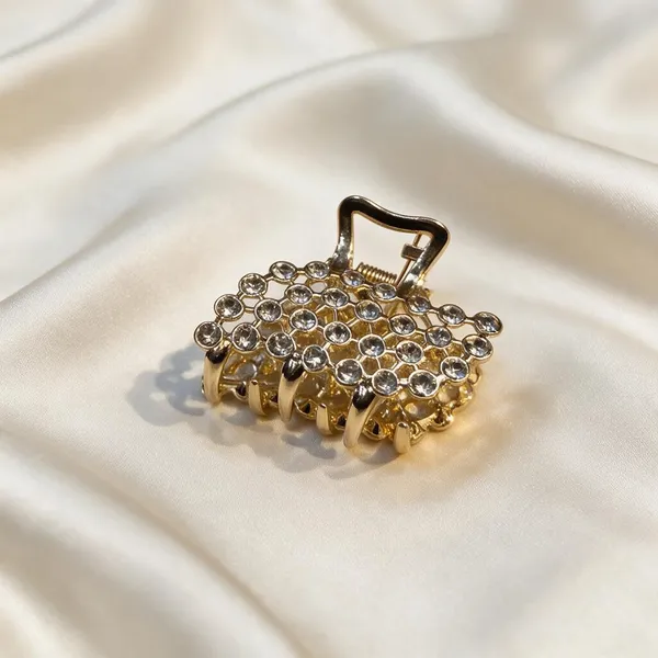 Gold_White_Rhinestone_Gold_Plated_Alloy_Hair_Clip_For_Women_Pack_Of_3