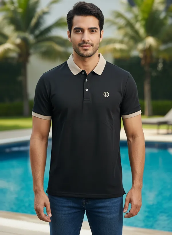 Terra_Comfort_Polo_Tshirt_Black_Adults