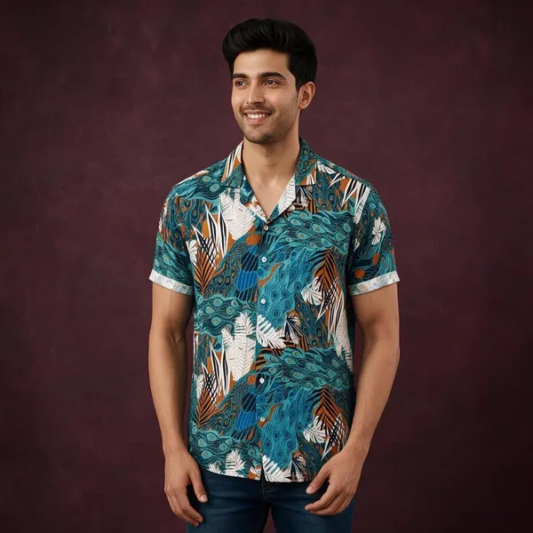 The_Aviary_Cuban_Shirt_Rhapsody_In_Teal_Adults