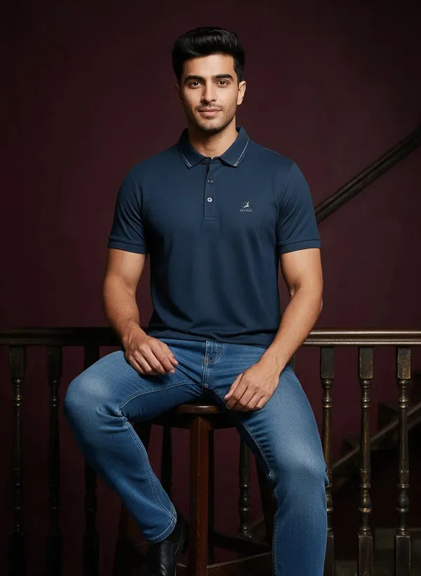 Indigo_Blue_Regular_Fit_T-Shirt_For_Men