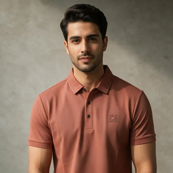 Orange_Cotton_Relaxed_Fit_Polo_T-Shirt_For_Men