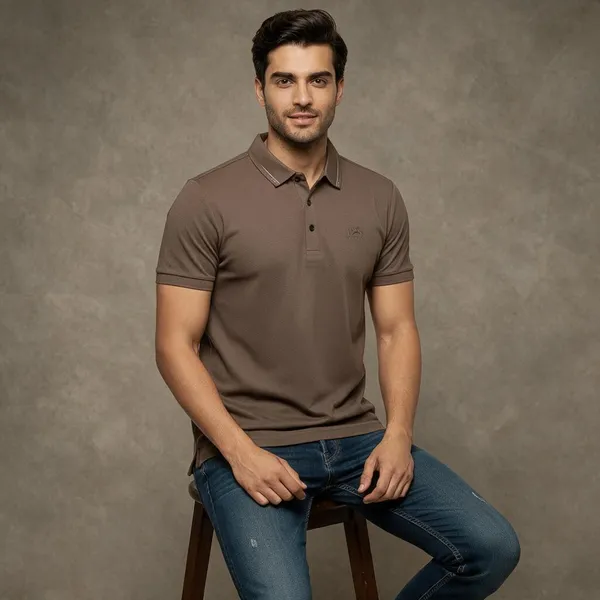 Brown_Regular_Fit_T-Shirt_For_Men