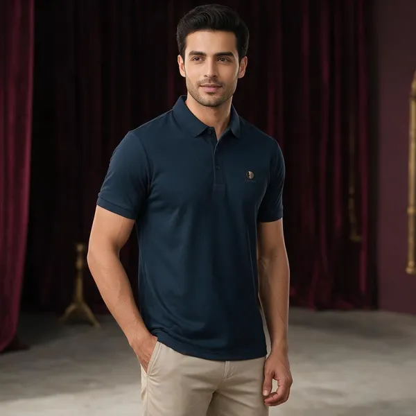 Muted_Green_Pique_Knit_Classic_Polo_T-Shirt_For_Men