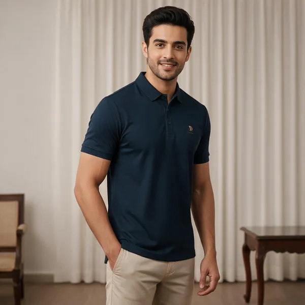 Muted_Green_Pique_Knit_Classic_Polo_T-Shirt_For_Men