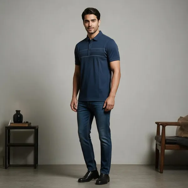 Blue_Breathable_Regular_Fit_T-Shirt_For_Men