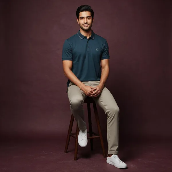 Dark_Green_Breathable_Regular_Fit_T-Shirt_For_Men
