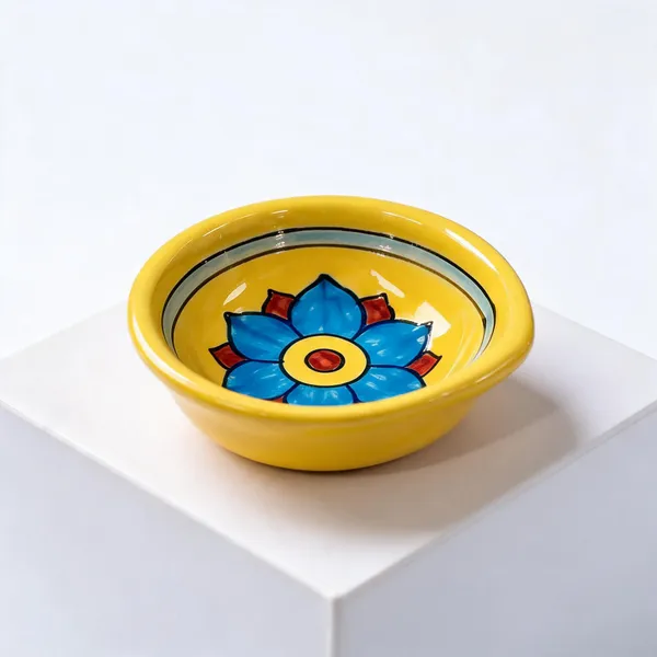 Blue_Pottery_Ceramic_Festive_Floral_Diya_Set_Of_6