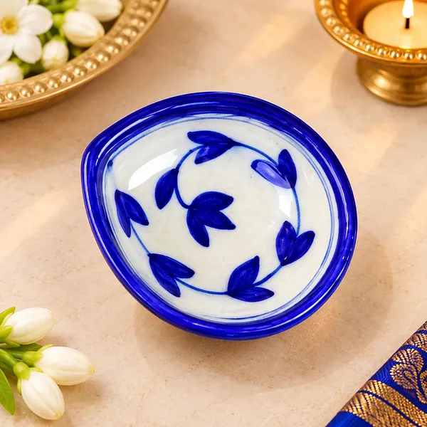 Blue_Pottery_Ceramic_Hand_Painted_Floral_Decorative_Plate_-_Pack_of_3