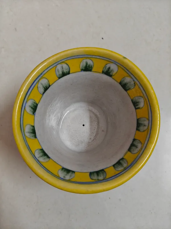 Pottery__Hand_Painted_Floral_Design_Planter_Pot